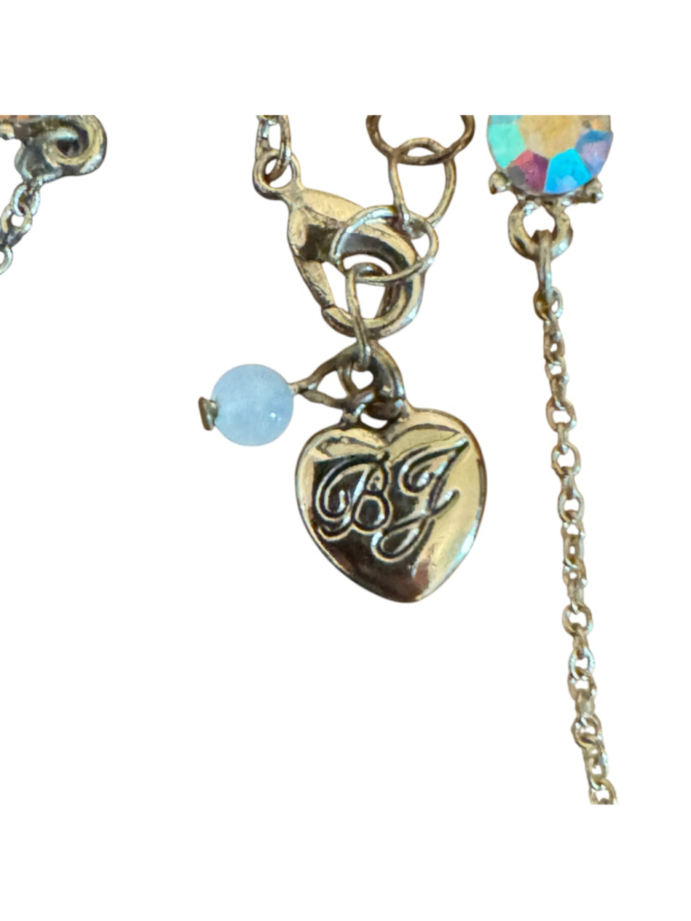 Betsey Johnson multicolor crystal inlay jeweled butterfly gold-tone necklace - Picture 4 of 7
